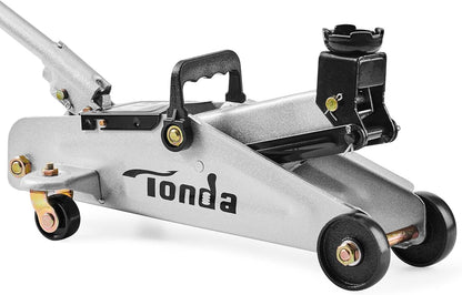 Floor Jack, Hydraulic Portable Car Lift Jack, 1.5 Ton (3,000 Lb) Capacity (Silver)